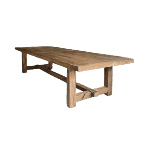 Table de ferme en chêne massif ancien – KINGSTONE